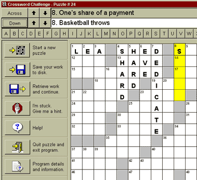 Crossword Challenge Screenshot 1