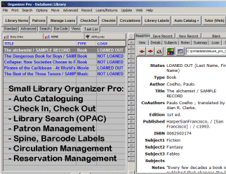 Small Library Organizer Pro Screenshot 1