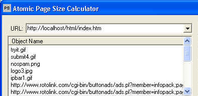 Atomic Page Size Calculator Screenshot 1
