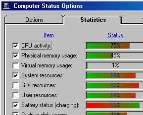 Computer Status Monitor Screenshot 1