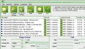 4Musics MP3 to WMA Converter Screenshot 1