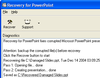 PowerPointRecovery Screenshot 1