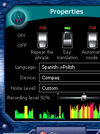 ECTACO Voice Translator Spanish -> Polish Screenshot 1