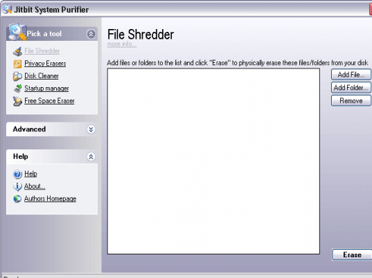System Purifier Screenshot 1