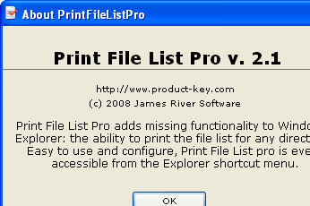 Print File List Pro Screenshot 1
