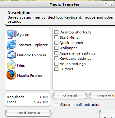 Magic Transfer Screenshot 1
