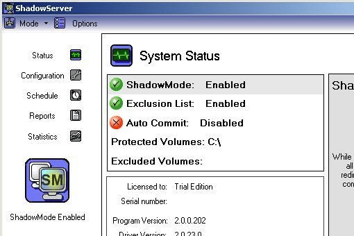 ShadowServer Screenshot 1