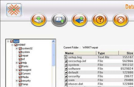NTFS Hard Drive Data Recovery Screenshot 1