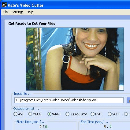 Kate's Video Cutter (free beta) Screenshot 1