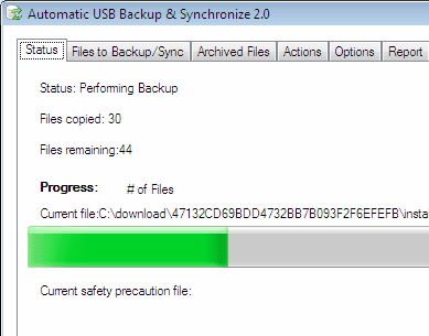 Automatic USB Backup - Standard Edition Screenshot 1