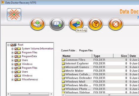 Hard Disk NTFS Files Recovery Screenshot 1