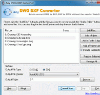 DWG Converter 2010.6 Screenshot 1