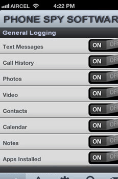 Phone Spy Software Screenshot 1