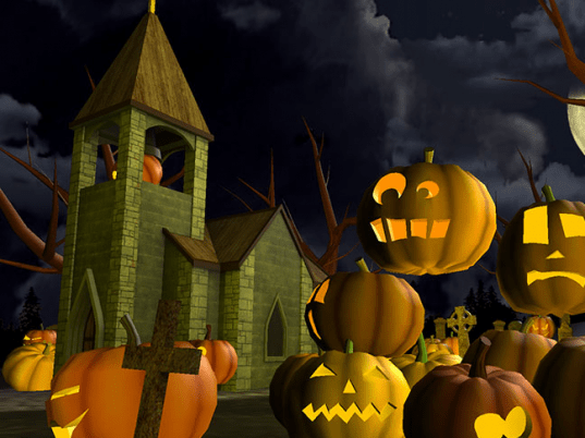 Scary Halloween 3D Screensaver Screenshot 1