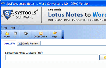 Lotus Notes to Text File Screenshot 1