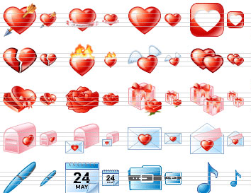 Delicious Love Icons Screenshot 1