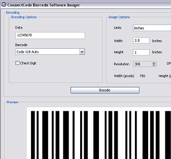 ConnectCode Barcode Software Imager Screenshot 1