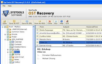 Microsoft Outlook OST File Repair Tool Screenshot 1