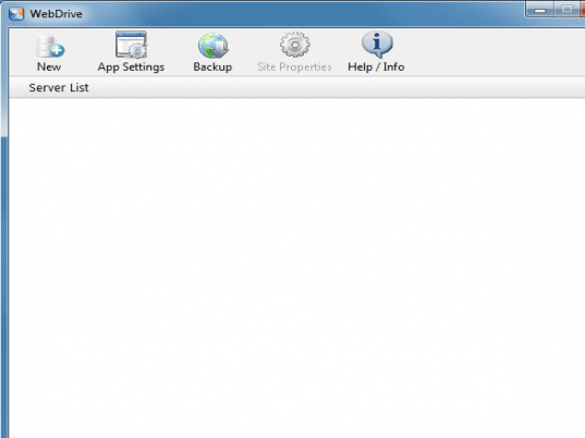 WebDrive Screenshot 1