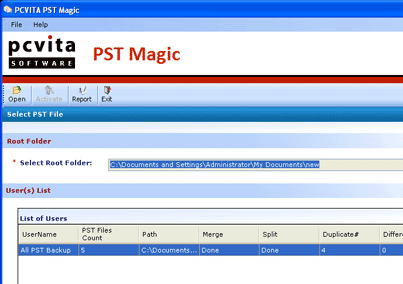 Merge Outlook PST Files Extension Screenshot 1