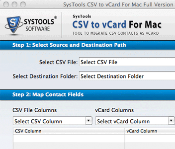 Convert CSV To vCard Screenshot 1