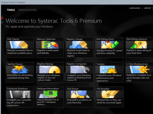 Systerac Tools Premium Screenshot 1