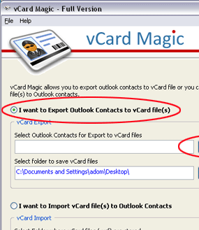 Import Multiple vCards to Outlook Screenshot 1