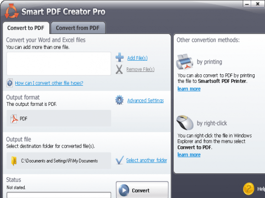 Smart PDF Creator Screenshot 1