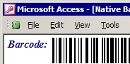 MS Access Barcode Integration Kit Screenshot 1