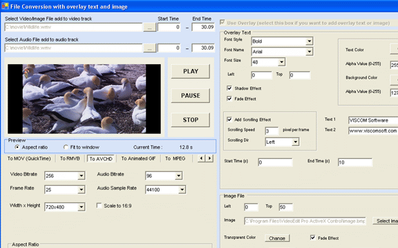 VISCOM Video Converter SDK ActiveX Screenshot 1