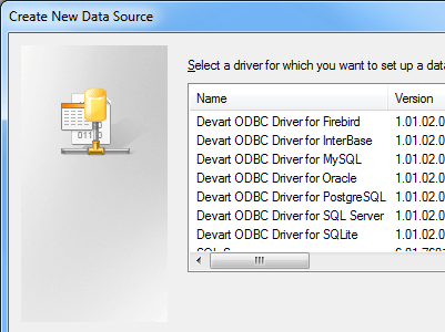 Devart ODBC Driver for SQLite Screenshot 1