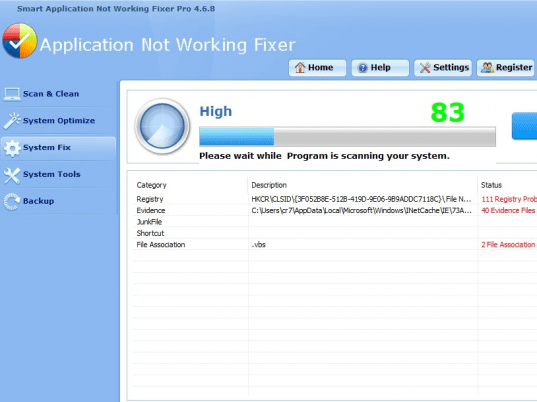 Smart Application Not Working Fixer Pro Screenshot 1