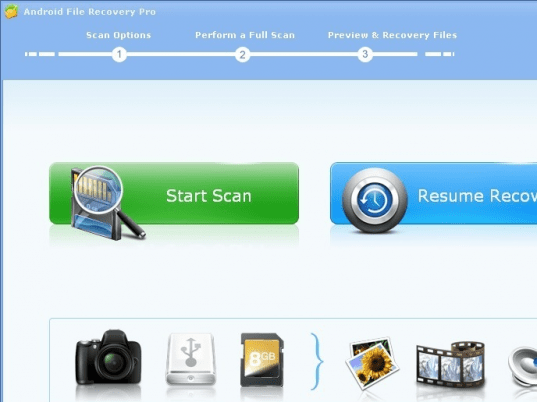 Android File Recovery Pro Screenshot 1