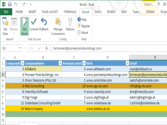 Excel Add-in for PostgreSQL Screenshot 1