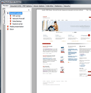 ReaSoft PDF Printer Standard Screenshot 1