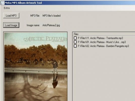 Meka MP3 Album Artwork Tool Screenshot 1