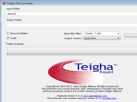 Teigha File Converter Screenshot 1