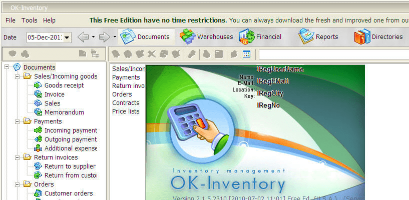 OK-Inventory Screenshot 1