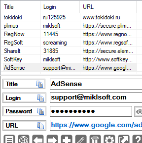Passwords Base Screenshot 1