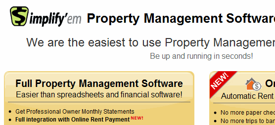 Property Management Software Screenshot 1