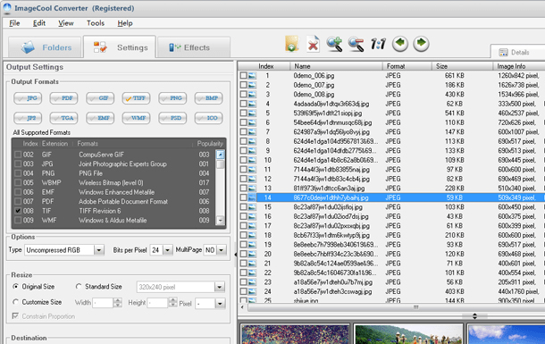 Graphics Converter Pro 2009 Screenshot 1