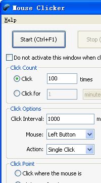 Mouse Clicker Screenshot 1