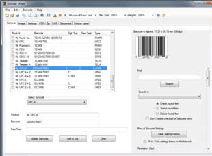 Retail Barcode Maker Pro. Screenshot 1