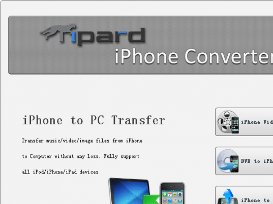 Tipard iPhone Converter Suite Screenshot 1