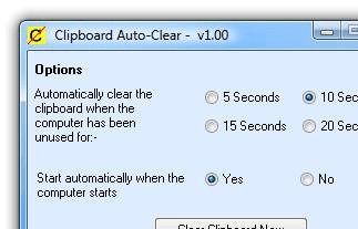Clipboard Auto Clear Screenshot 1