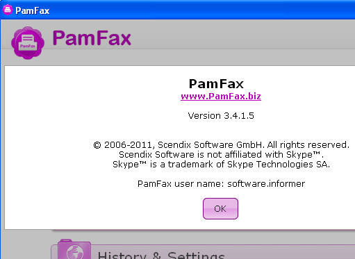 PamFax Screenshot 1