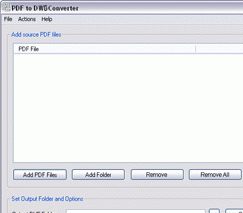 PDF to DWG Converter - 201207 Screenshot 1