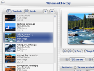 Watermark Factory - advanced watermark creator Screenshot 1