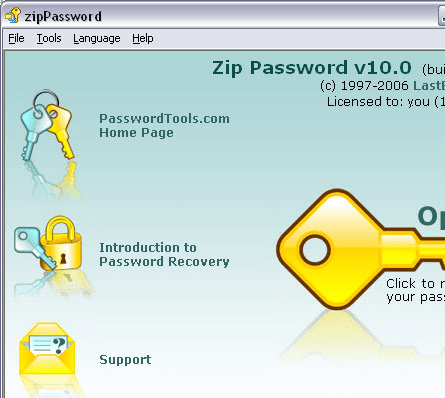 ZipPassword Screenshot 1