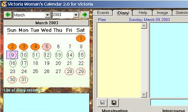 Victoria Woman Calendar Screenshot 1